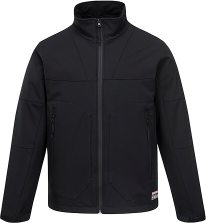 HUSKI JACKET NERO SOFTSHELL BLACK 3XL 